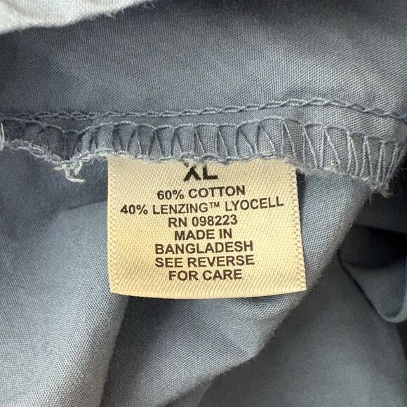 Magellan Outdoors Blue Classic Fit Short Sleeve Button Up Shirt Size XL Mens - Picture 5 of 6